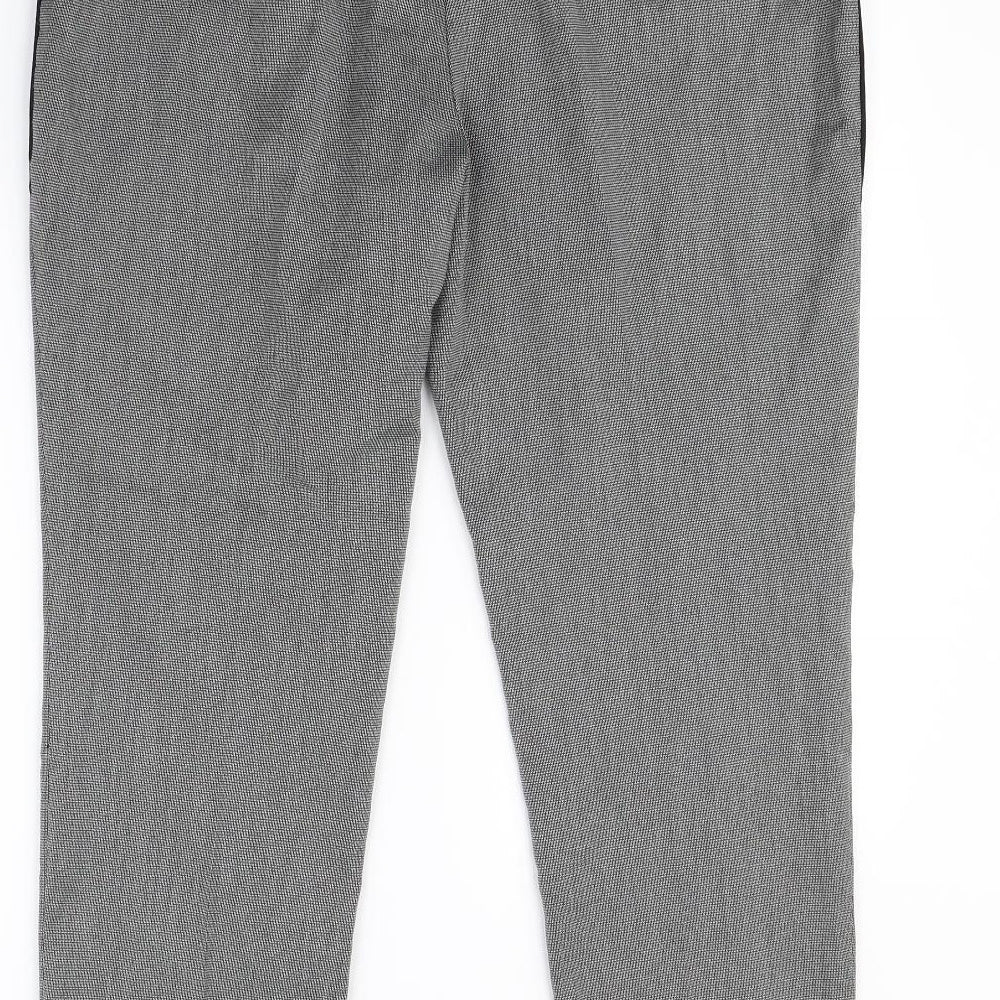 George Womens Grey   Dress Pants Trousers Size 14 L28 in