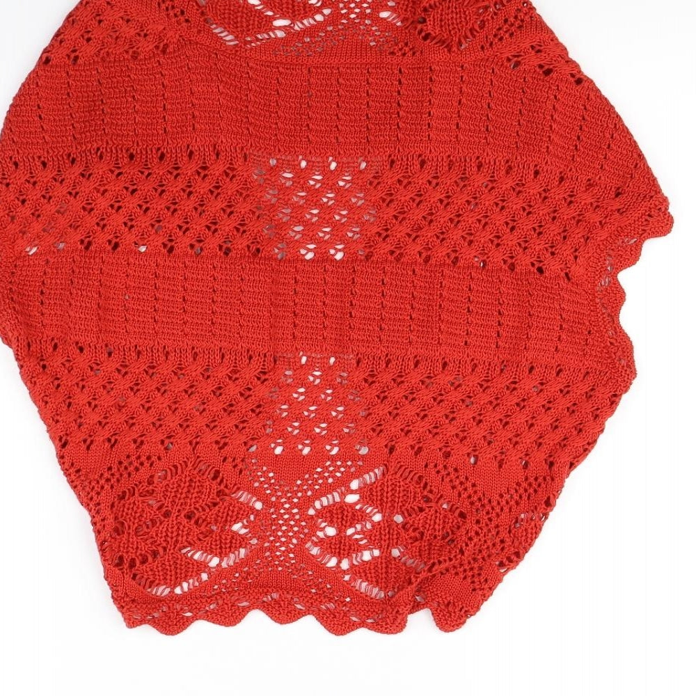 George Womens Red   Cardigan Jumper Size 20