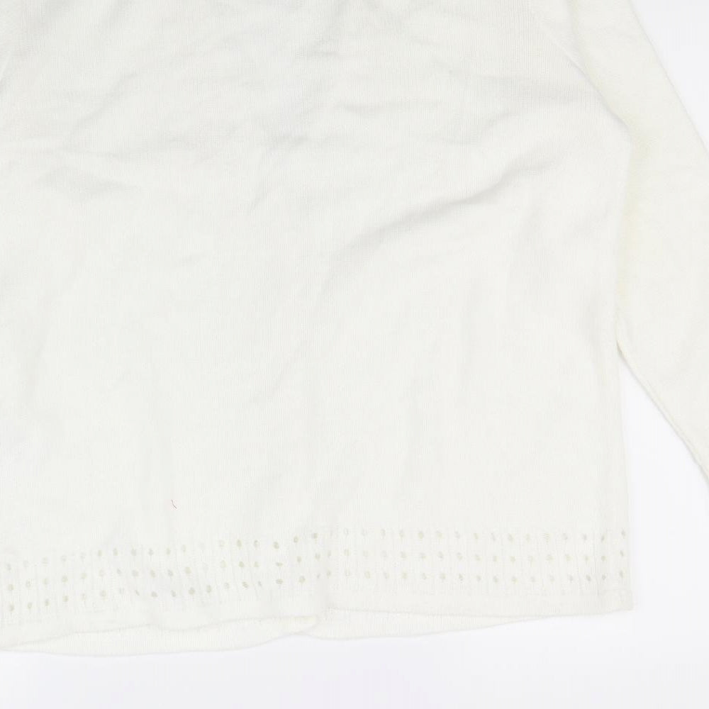 Damart Womens Ivory   Cardigan Jumper Size 14