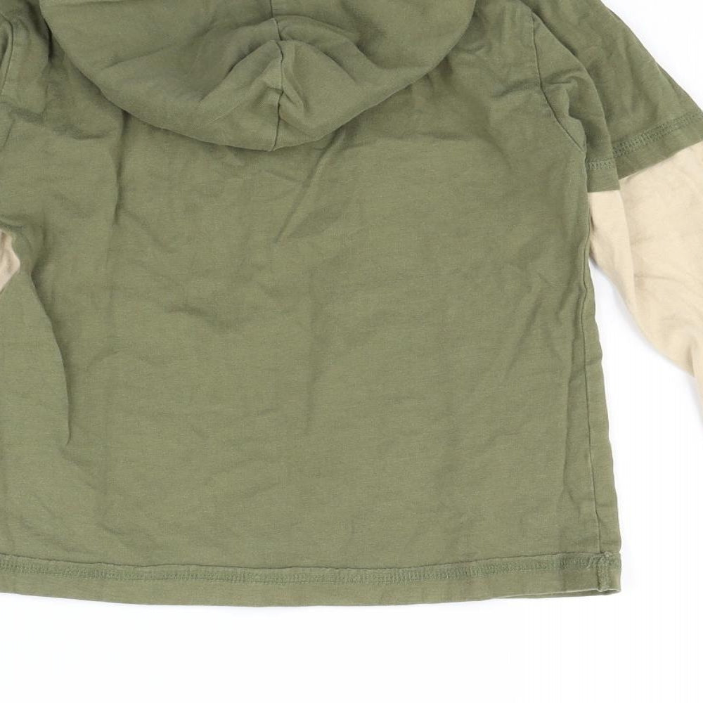 George Girls Green   Pullover Hoodie Size 6 Years