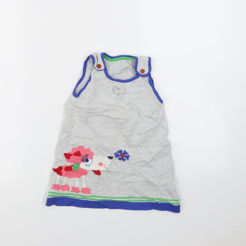 M&S Girls Grey   Fit & Flare  Size 18-24 Months