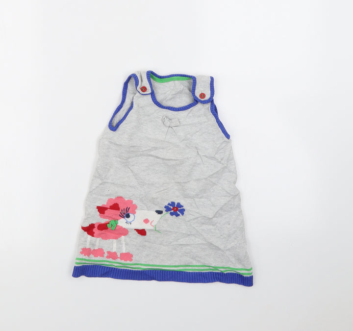 M&S Girls Grey Fit & Flare Size 18-24 Months