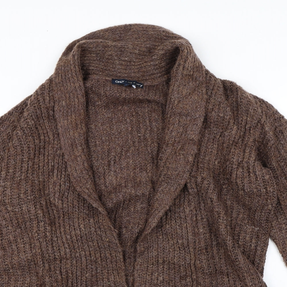Only Womens Brown   Cardigan Jumper Size L