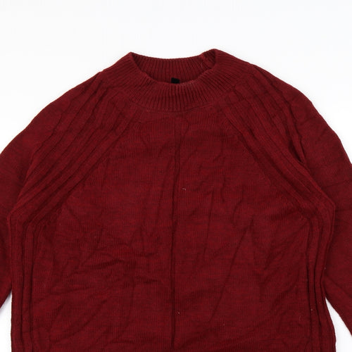 Topshop Womens Red   Pullover Jumper Size 10