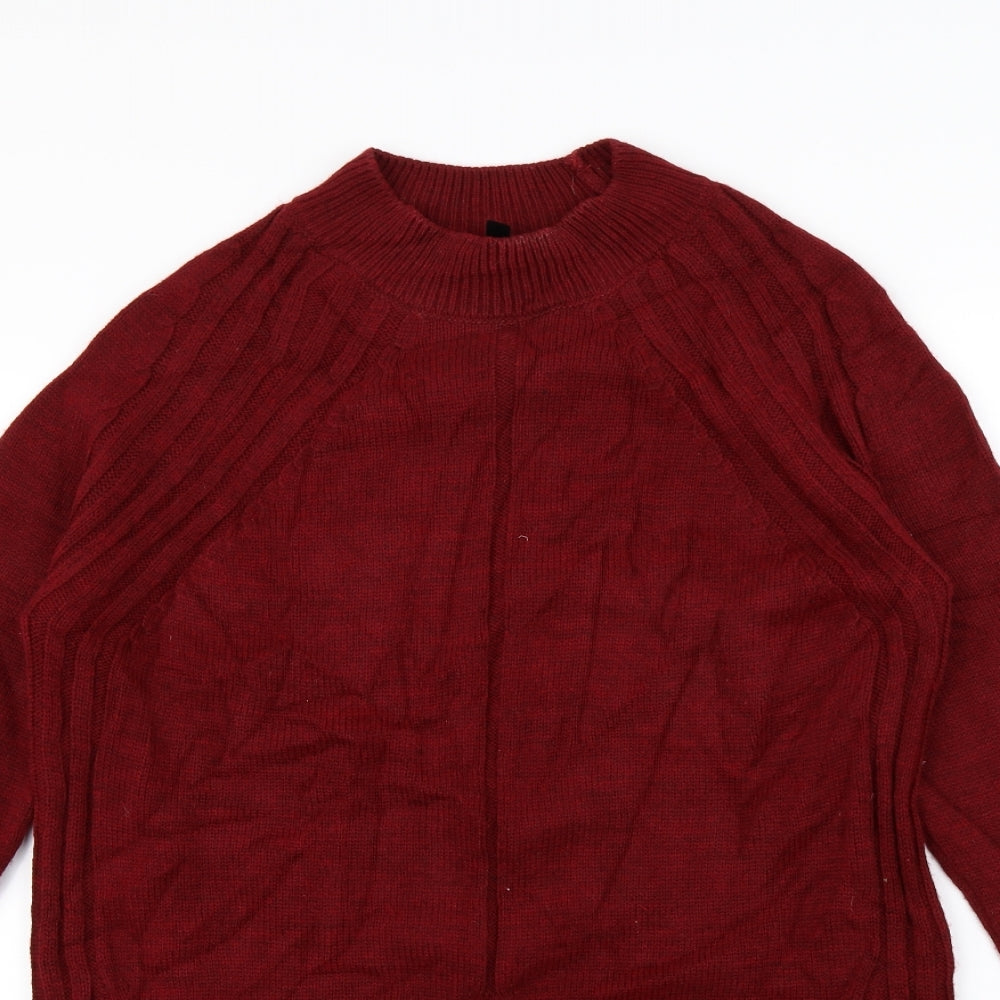 Topshop Womens Red   Pullover Jumper Size 10