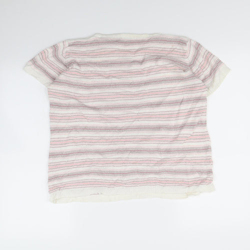 EWM Womens Multicoloured Striped  Pullover Jumper Size 14