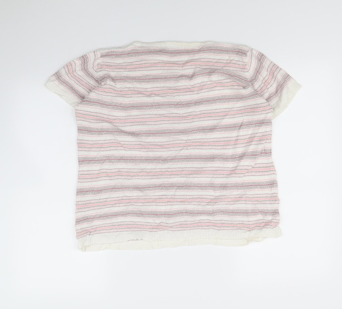 EWM Womens Multicoloured Striped  Pullover Jumper Size 14
