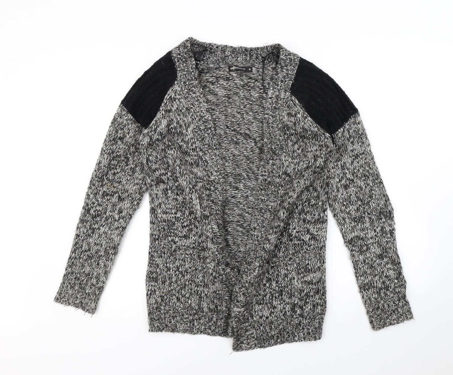 Internacionale Womens Black   Cardigan Jumper Size 10