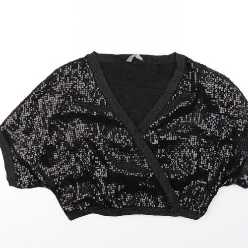 Oasis Womens Black   Cardigan Jumper Size M