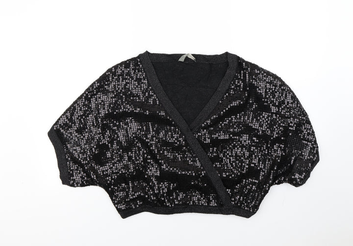 Oasis Womens Black Cardigan Jumper Size M