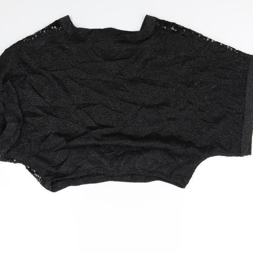 Oasis Womens Black   Cardigan Jumper Size M