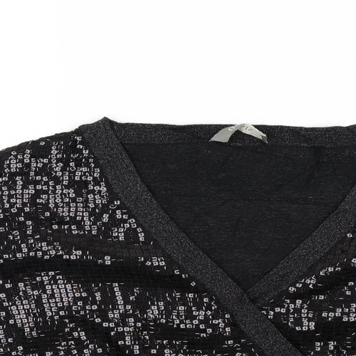 Oasis Womens Black   Cardigan Jumper Size M