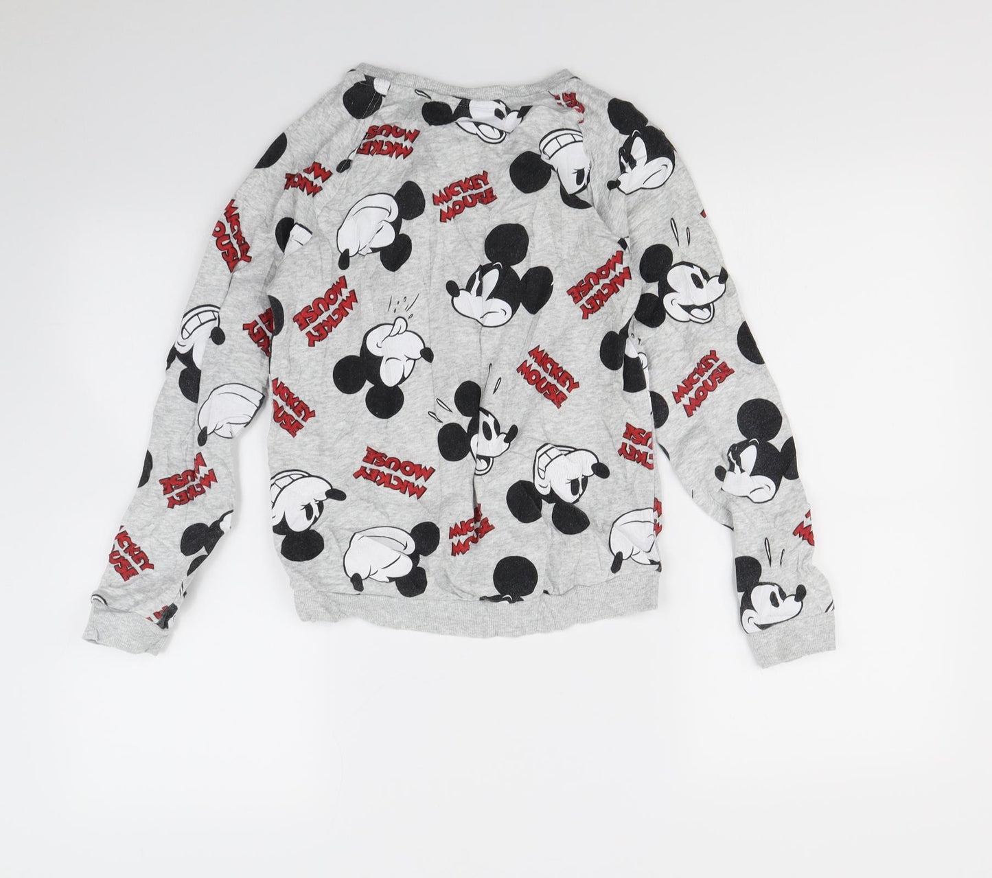 H&M Girls Grey Spotted  Pullover Jumper Size 10-11 Years