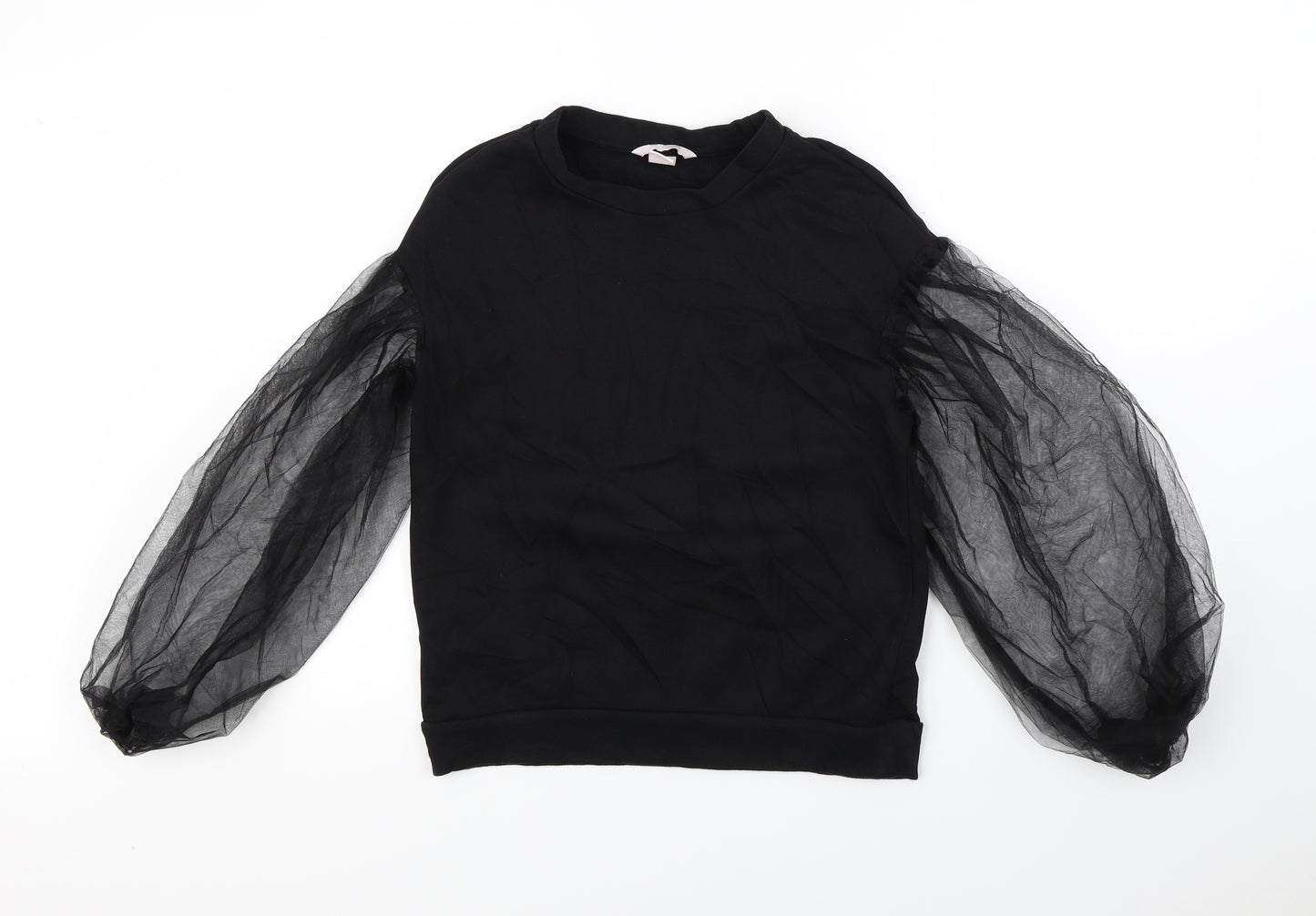 H&M Womens Black   Pullover Jumper Size XS