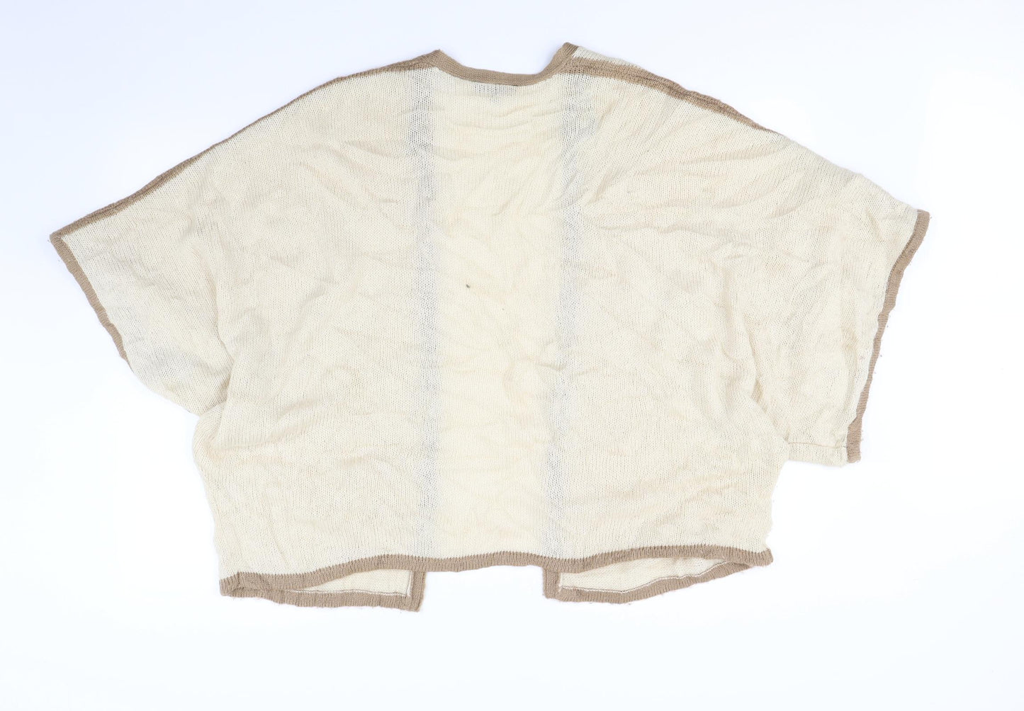 Warehouse Womens Beige   Cardigan Jumper Size L