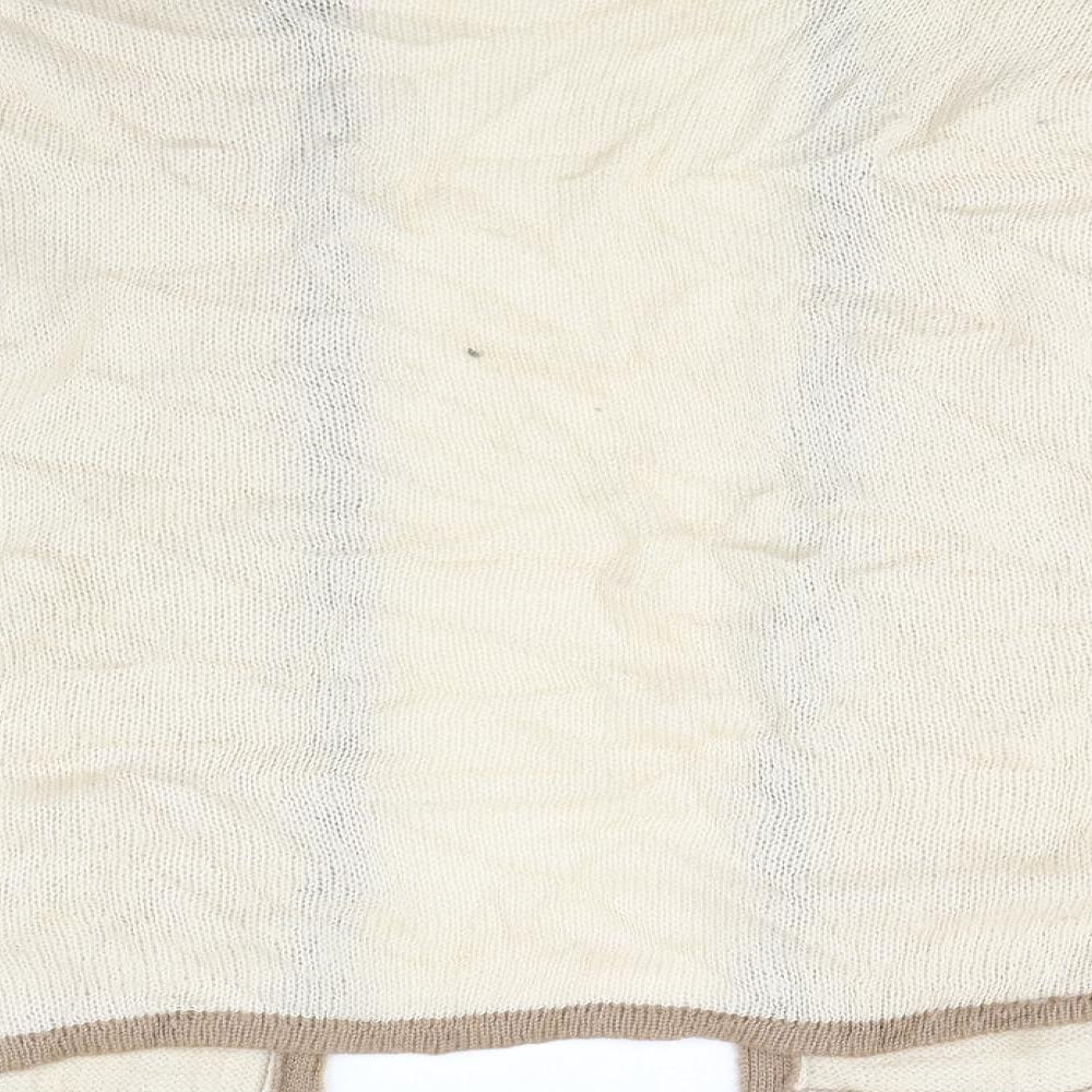 Warehouse Womens Beige   Cardigan Jumper Size L