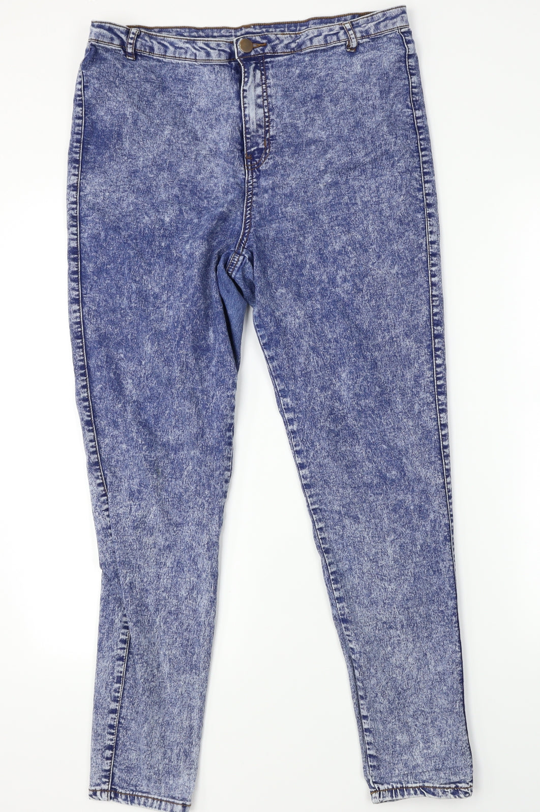 George Womens Blue  Denim Skinny Jeans Size 16 L27 in