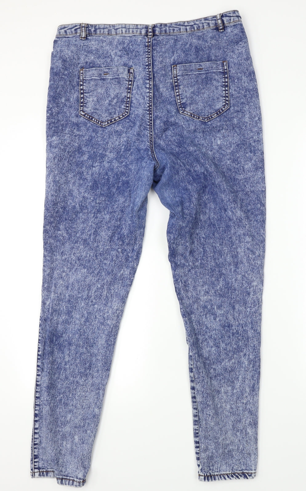 George Womens Blue  Denim Skinny Jeans Size 16 L27 in