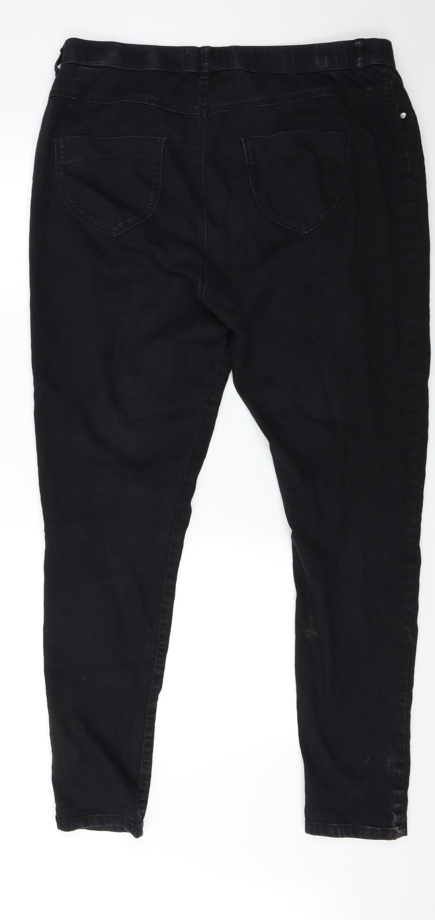 Eden Womens Black  Denim Skinny Jeans Size 18 L30 in