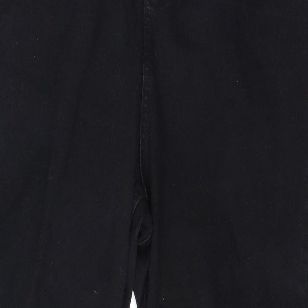 Dorothy Perkins Womens Black  Denim Skinny Jeans Size 14 L29 in