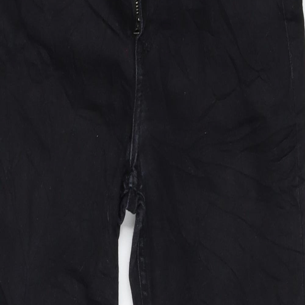 Preworn Womens Black  Denim Skinny Jeans Size 27 L27 in