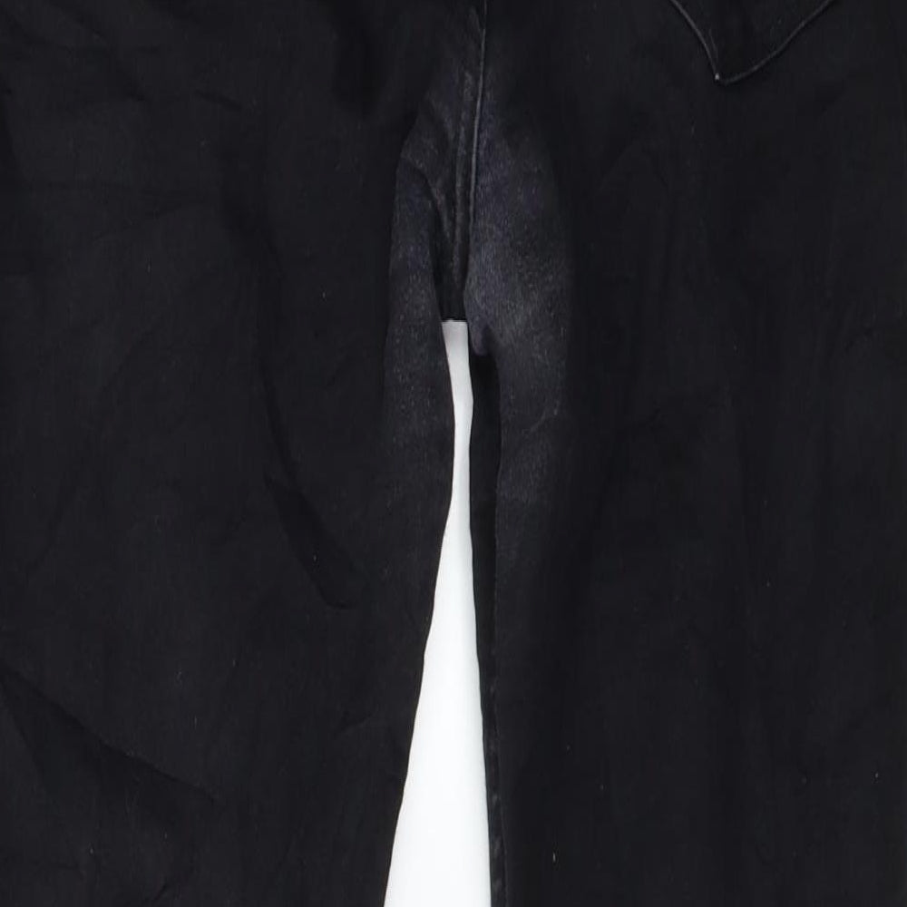 Preworn Womens Black  Denim Skinny Jeans Size 27 L27 in