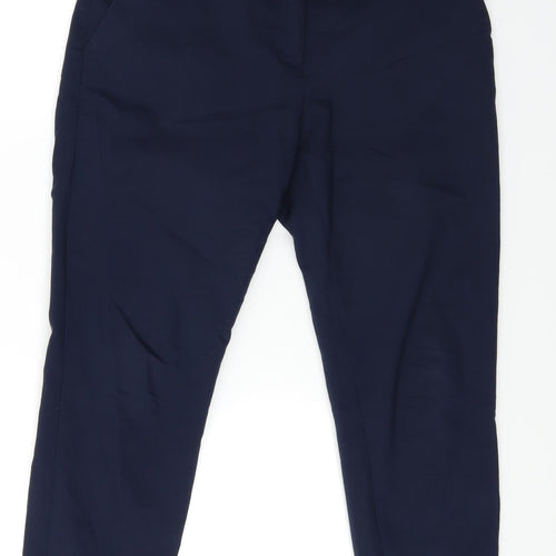 H&M Womens Blue   Trousers  Size 6 L25 in