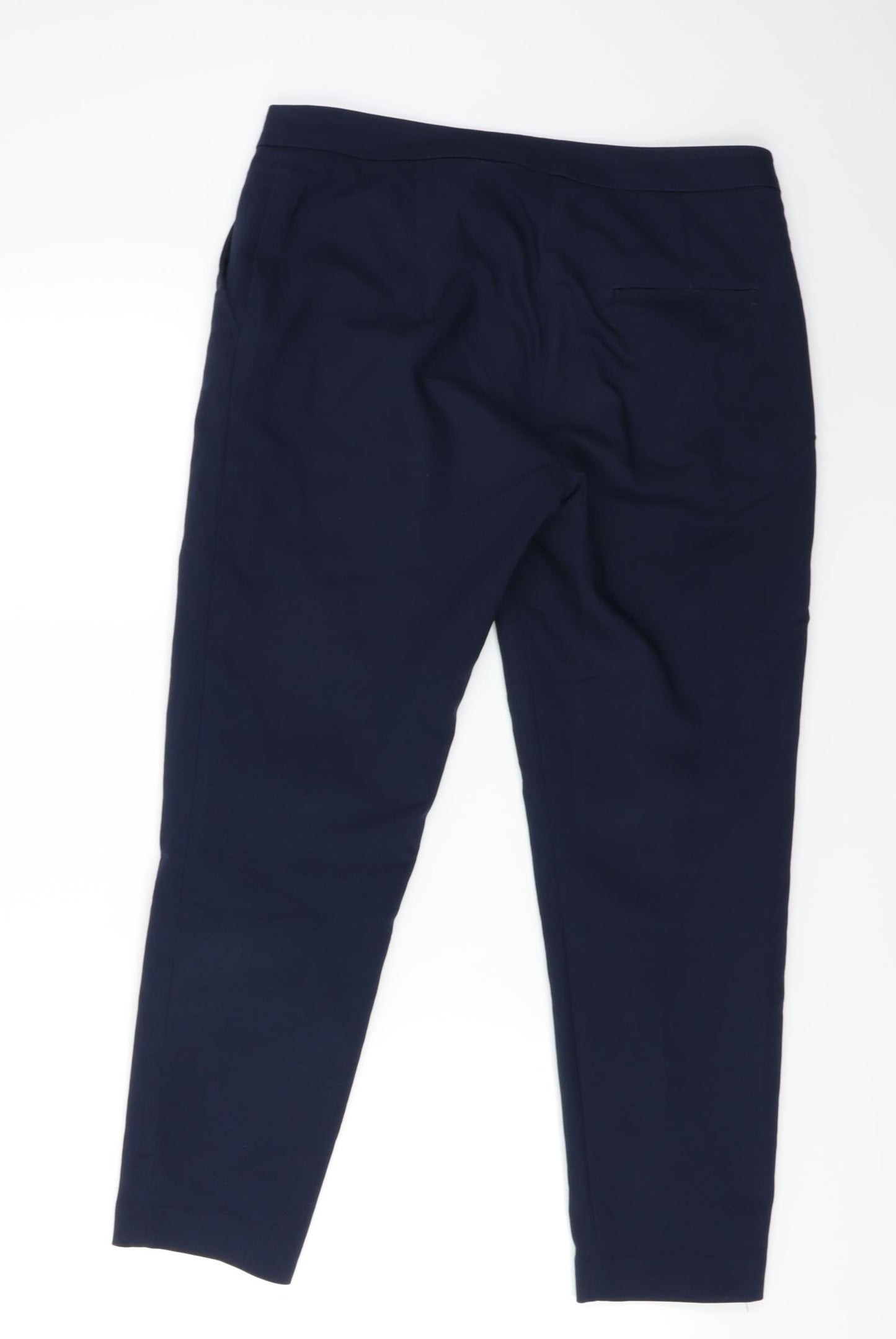 H&M Womens Blue   Trousers  Size 6 L25 in