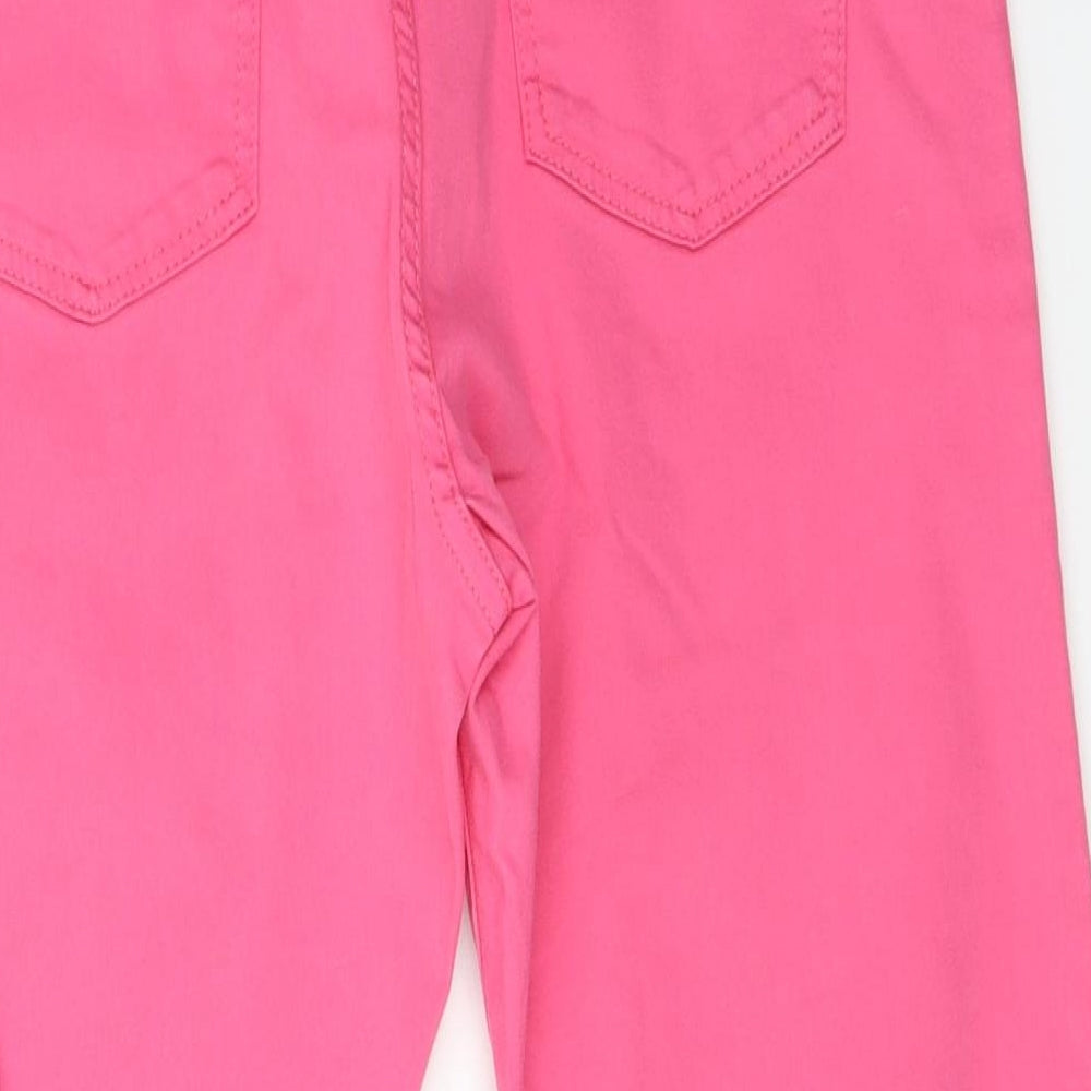M&S Womens Pink  Denim Skinny Jeans Size 14 L26 in