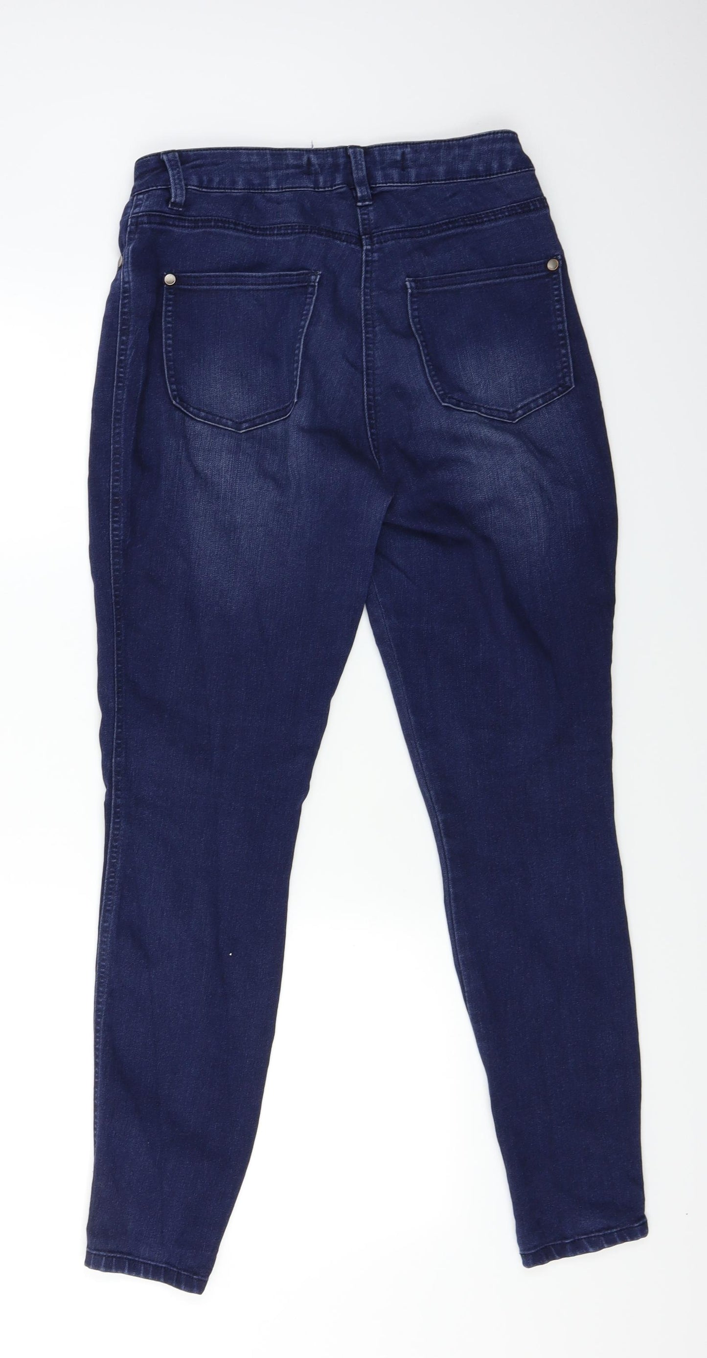 NEXT Womens Blue  Denim Skinny Jeans Size 10 L29 in