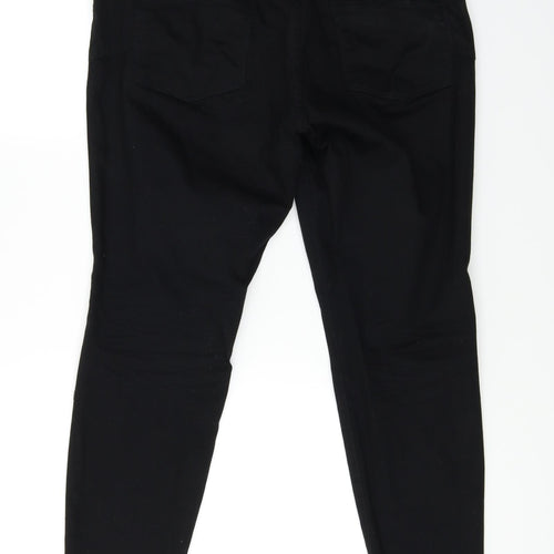 NEXT Womens Black  Denim Skinny Jeans Size 14 L27 in