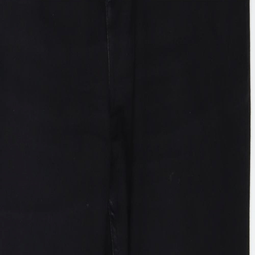Per Una Womens Black  Denim Skinny Jeans Size 16 L31 in - Sequins