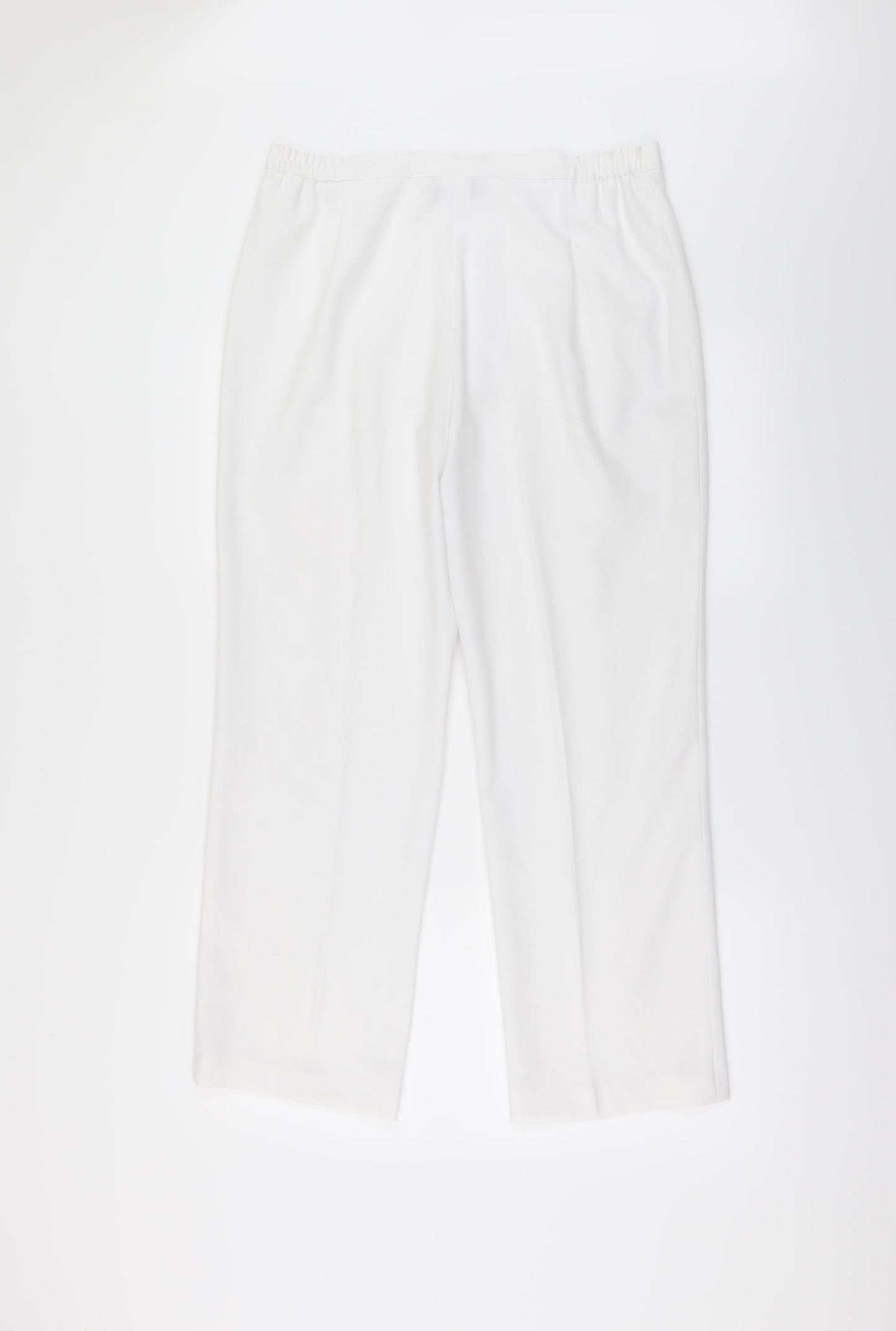 BASSINI Womens White   Trousers  Size 12 L24 in