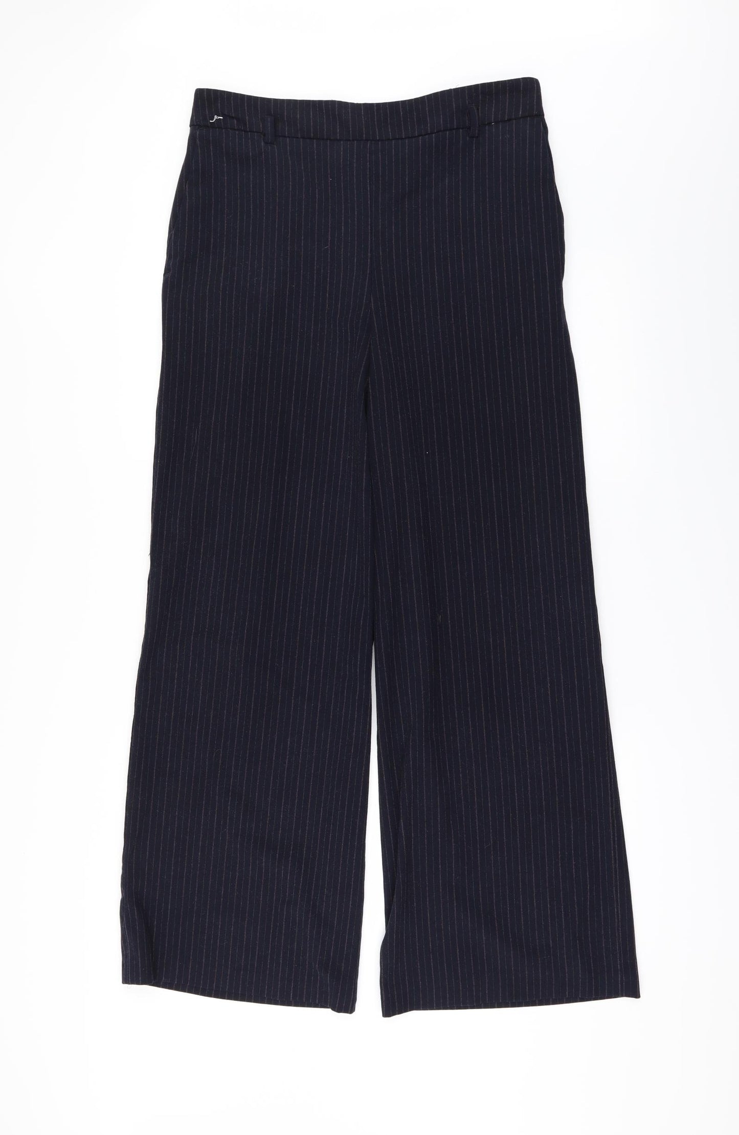 NEXT Womens Blue   Trousers  Size 14 L28 in - Side Zip