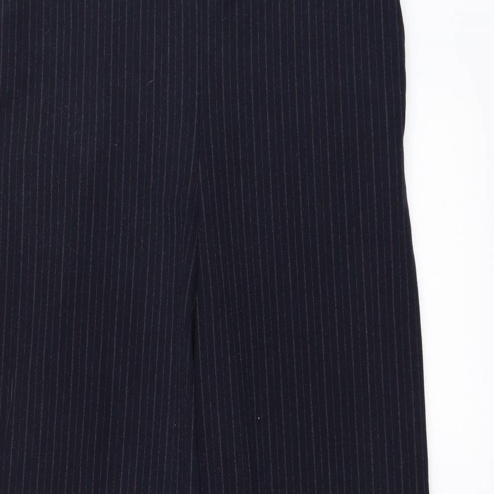 NEXT Womens Blue   Trousers  Size 14 L28 in - Side Zip