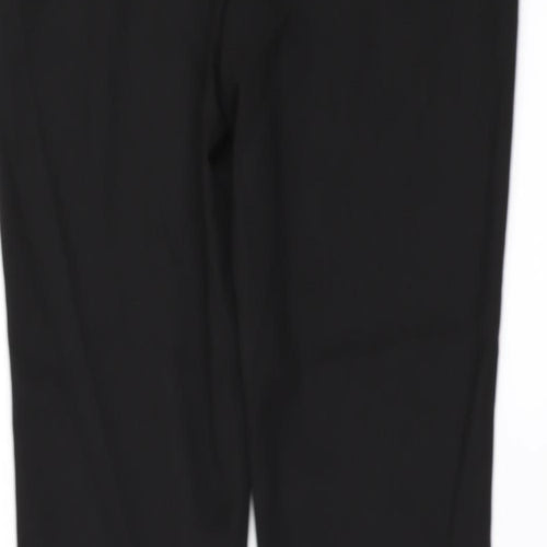 NEXT Womens Black   Trousers  Size 10 L29 in - Side zip