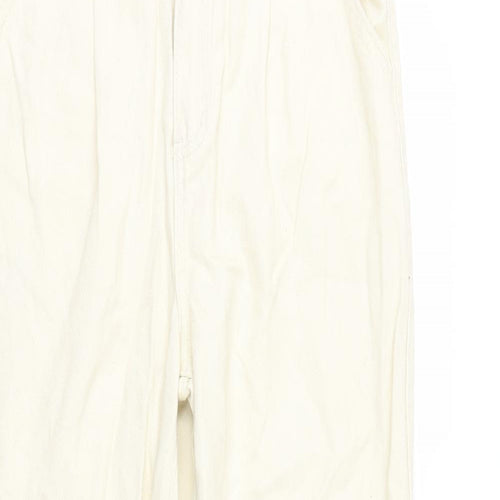 Shien Womens Ivory   Straight Jeans Size S L28 in - Zip