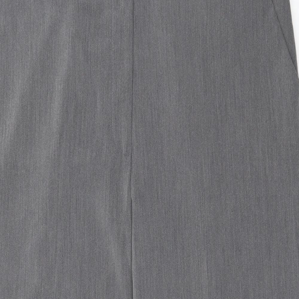 F&F Womens Grey   Trousers  Size 16 L24 in - Zip