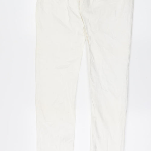 Cubus Womens White   Straight Jeans Size 36 L34 in - Zip