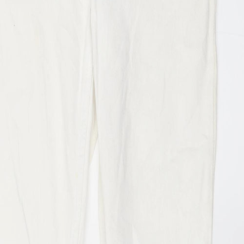 Cubus Womens White   Straight Jeans Size 36 L34 in - Zip