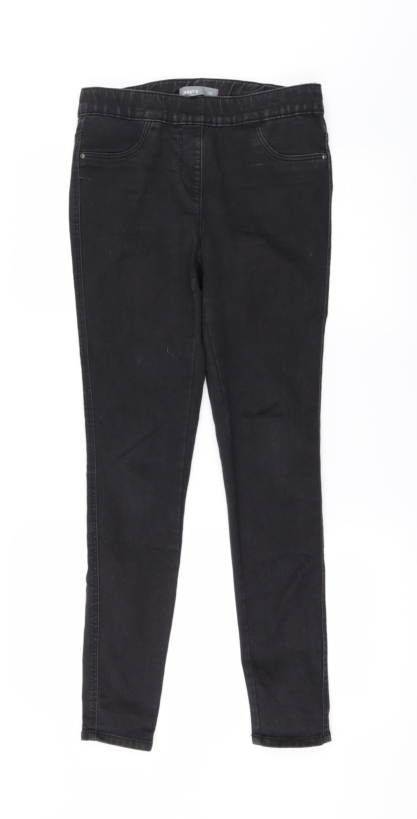 Nutmeg Womens Black   Jegging Jeans Size 10 L28 in
