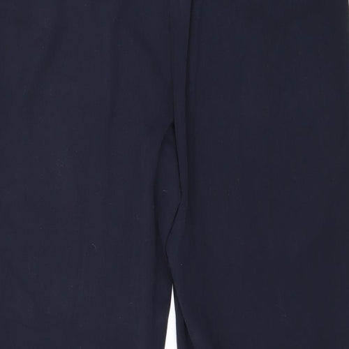 Marks and Spencer Womens Blue   Trousers  Size 12 L26 in - Slim Leg