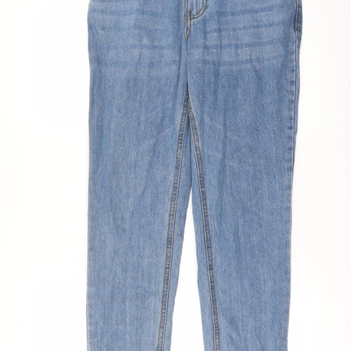 Pep&Co Womens Blue   Straight Jeans Size 8 L28 in - Zip
