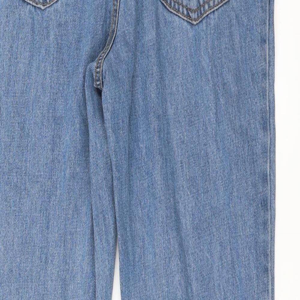Pep&Co Womens Blue   Straight Jeans Size 8 L28 in - Zip