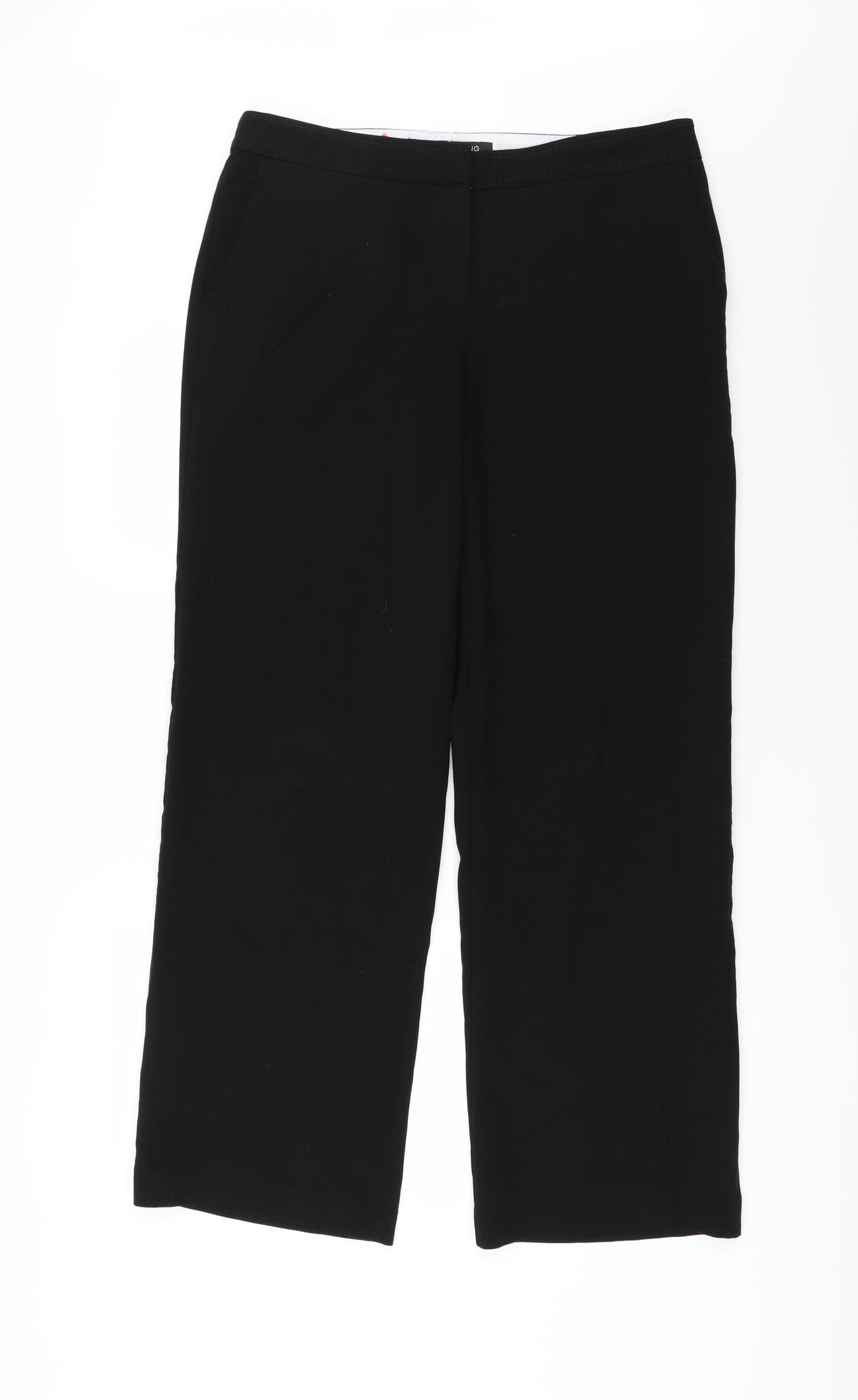 NEXT Womens Black   Trousers  Size 12 L29 in - Suit Trousers