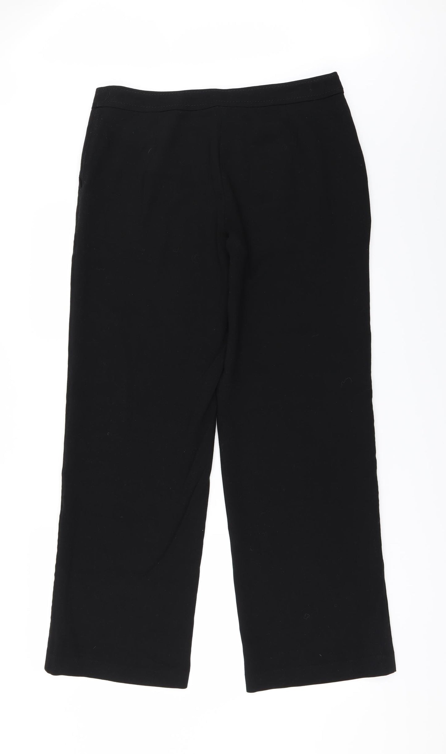 NEXT Womens Black   Trousers  Size 12 L29 in - Suit Trousers