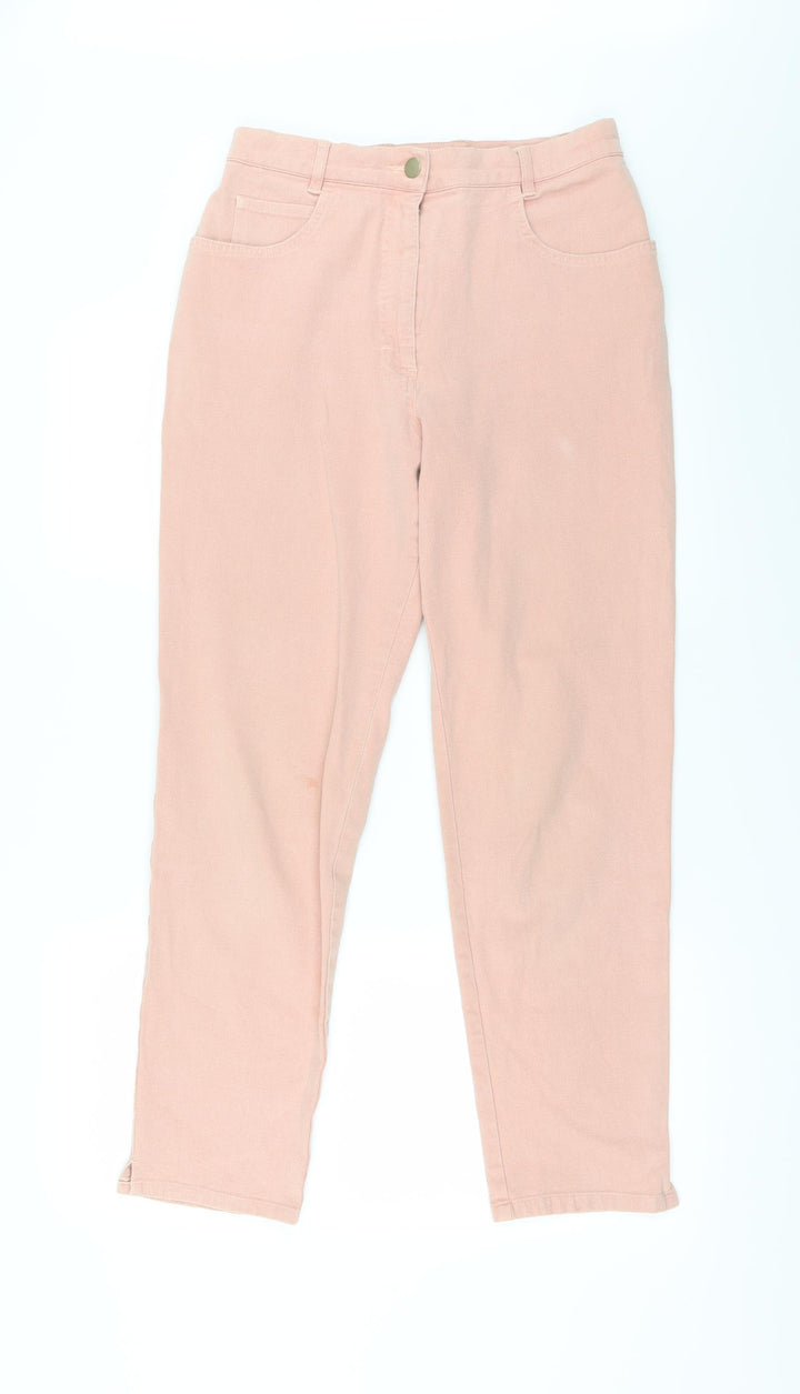 Pantalon Chameleon Womens Pink   Straight Jeans Size 12 L27 in - Salmon