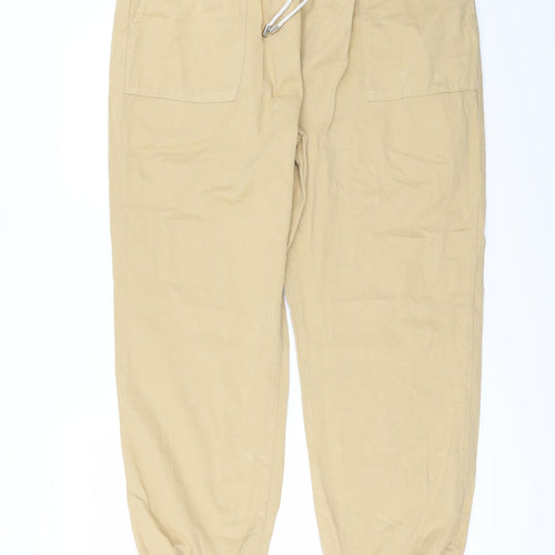 TU Womens Beige   Harem Trousers Size 18 L28 in - Cuffed legs