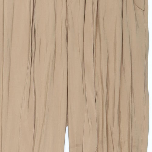 Divided by H&M Womens Brown   Trousers  Size 10 L30 in - Zip