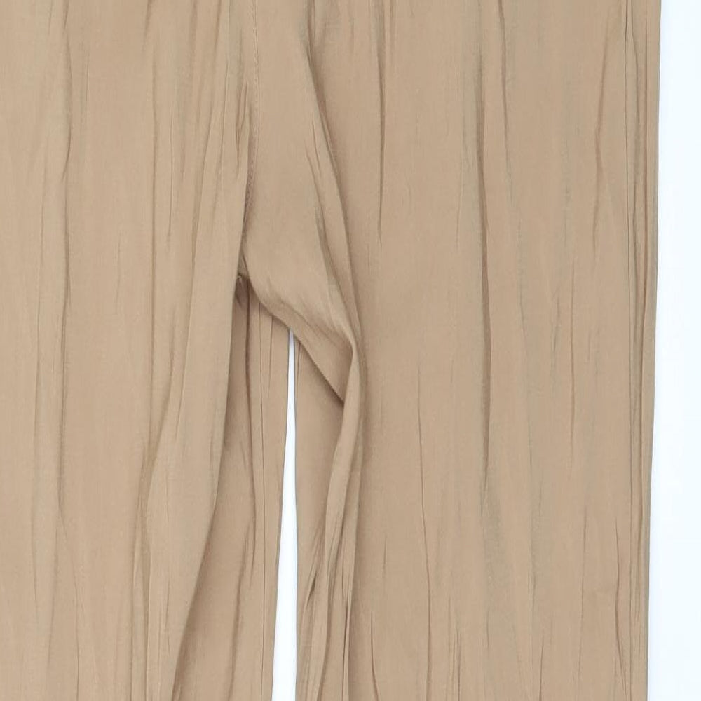 Divided by H&M Womens Brown   Trousers  Size 10 L30 in - Zip